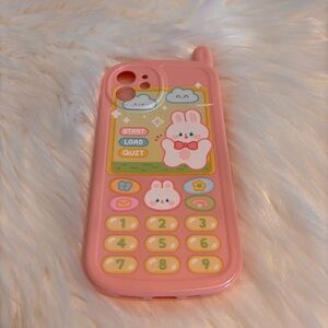 Cute Pink Bunny Phone Case iPhone 12 GUC